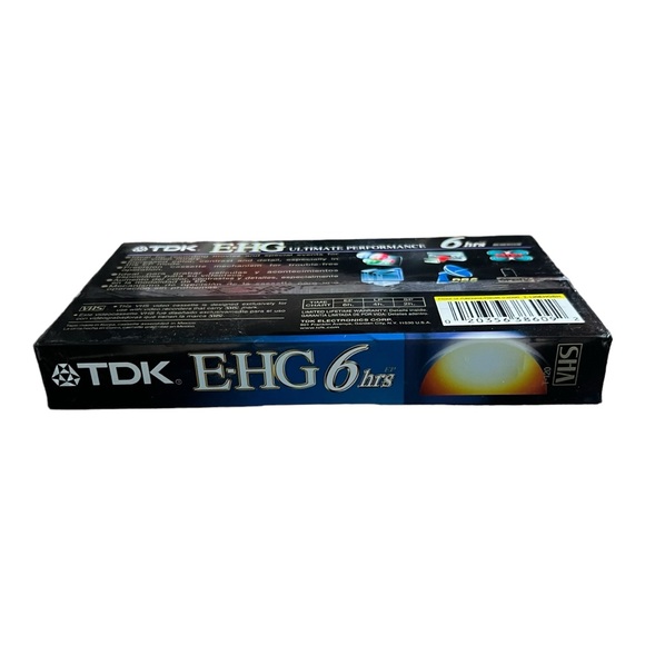 TDK Extra High Grade T-120 EHG 6 Hour Blank VHS Tape Sealed - Picture 5 of 8